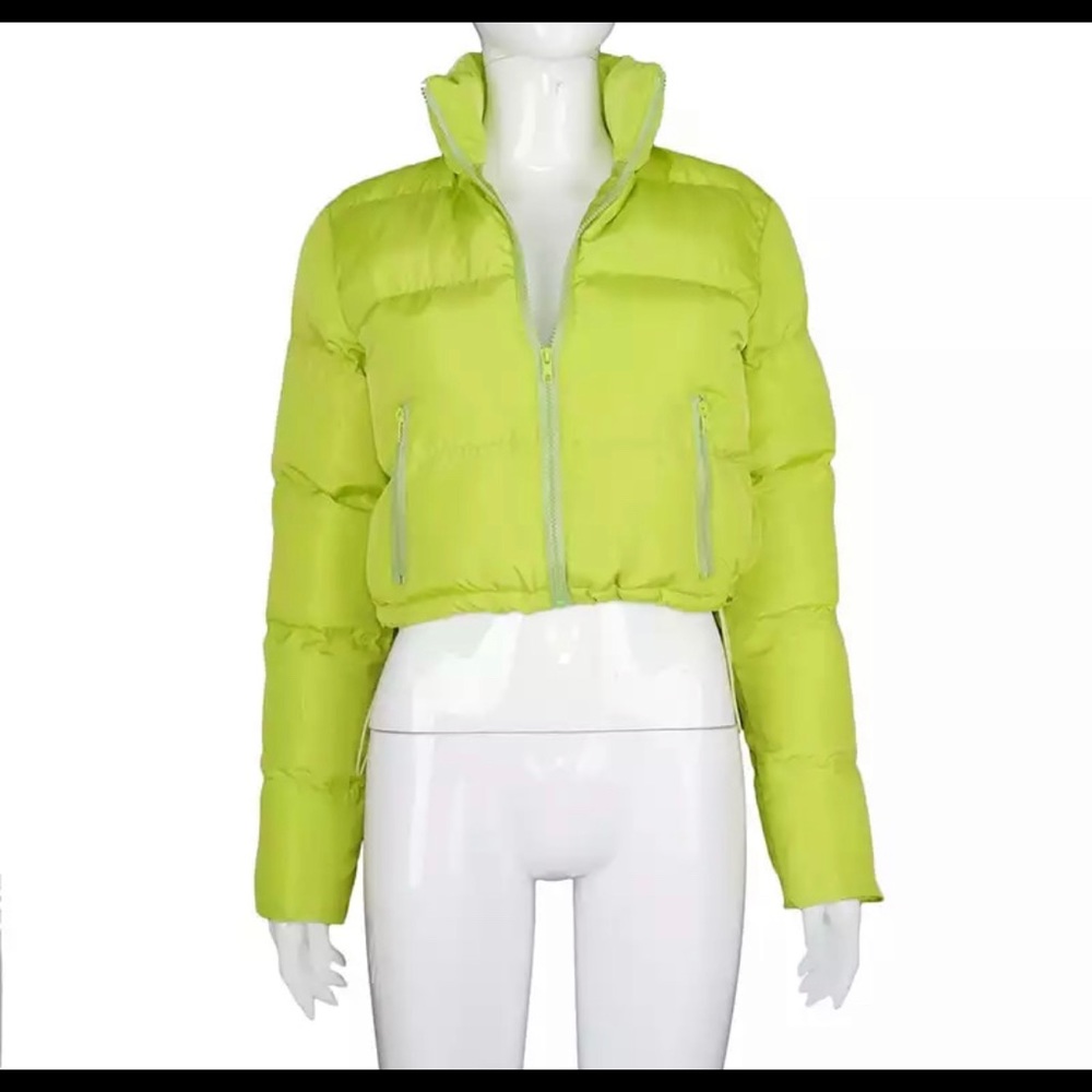 Crop Bubble Coat